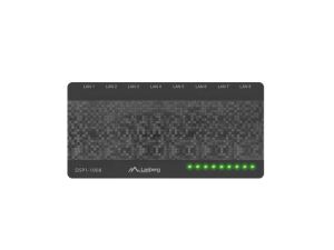 Lanberg DSP1-1008 Netzwerk-Switch Unmanaged Gigabit Ethernet (10/100/1000) Schwarz, Grau