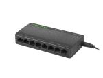 Lanberg DSP1-1008 Netzwerk-Switch Unmanaged Gigabit Ethernet (10/100/1000) Schwarz, Grau