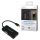 LogiLink CV0110 Videokabel-Adapter 0,15 m Mini DisplayPort VGA + HDMI + DVI Schwarz