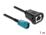 DELOCK Kabel HSD Z Stecker zu RJ45 Buchse 1 m