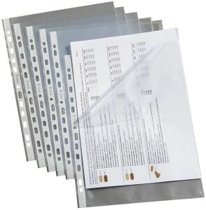 ELBA Prospekthüllen Premium A4 PP 012 mm genarbt 100Stk