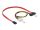 DELOCK SATA-Kabel SATA 22pin -> SATA 7Pin +4pin Molex 0.40m