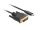 Lanberg CA-CMDV-10CU-0030-BK Videokabel-Adapter 3 m USB Typ-C DVI-D Schwarz
