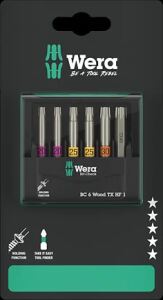 Wera 05073639001 Schraubenziehereinsatz 4 Stück(e)