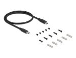 DeLOCK 3 Port USB 5 Gbps Hub + RJ45 Gigabit LAN PoE++ Port mit USB Type-C Host-Anschluss im Metallgehäuse und 1,5 kV Isolation