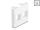 DELOCK Easy 45 Modul 2x Keystone Halterungen 45x45 mm ws/ws