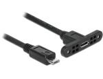 DeLOCK 85245 USB Kabel USB 2.0 0,25 m Micro-USB B 0,48...