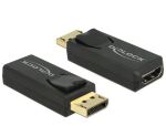 DeLOCK 65571 Kabeladapter Displayport 1.2 HDMI Schwarz