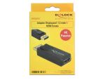DeLOCK 65571 Kabeladapter Displayport 1.2 HDMI Schwarz