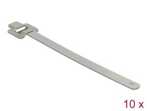 DELOCK Edelstahlkabelbinder Faltverschluss L 600 x B 10 mm