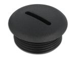 DELOCK Verschlussstopfen M25 x 1,5 schwarz 10 Stück