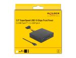 DeLOCK 3.5″ USB 3.2 Gen 2 Front Panel 2 x USB Type-C + 2 x USB Typ-A