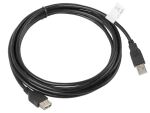 Lanberg CA-USBE-10CC-0030-BK USB Kabel USB 2.0 3 m USB A 0,48 Gbit/s Schwarz