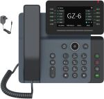 Gequdio IP Telefon GZ-6 mit Netzteil - mit WLAN und Bluetoot