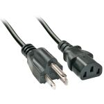 Lindy 30338 Stromkabel Schwarz 2 m C13-Koppler