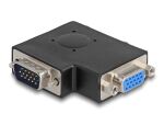 DELOCK VGA Adapter D-Sub15 -> D-Sub15 St/Bu 90° seitlich