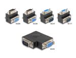 DELOCK VGA Adapter D-Sub15 -> D-Sub15 St/Bu 90° seitlich