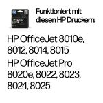 HP 912 Schwarz Original Druckerpatrone