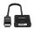 Lindy 41734 Videokabel-Adapter Schwarz