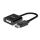 Lindy 41734 Videokabel-Adapter Schwarz