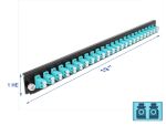 DELOCK 19" LWL Spleißbox Frontblende 24 Port...