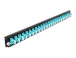 DELOCK 19" LWL Spleißbox Frontblende 24 Port...