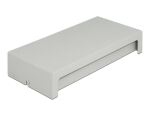 DELOCK Keystone Patchpanel 12 Port grau