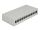 DELOCK Keystone Patchpanel 12 Port grau