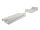 DELOCK Keystone Patchpanel 12 Port grau