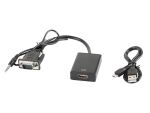 Lanberg AD-0021-BK Videokabel-Adapter 0,2 m HDMI Typ A...
