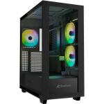Sharkoon Gehäuse Rebel C60 RGB ATX 2xGlas schwarz