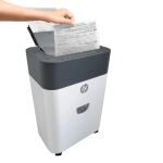 HP OneShred Auto 100CC Aktenvernichter Kreuzschreddern 68 dB 22 cm Weiß