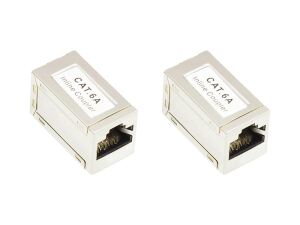 Alcasa MOD8-VM6A Kabeladapter RJ-45 Metallisch