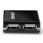 Lindy 42742 Schnittstellen-Hub 480 Mbit/s Schwarz