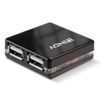 Lindy 42742 Schnittstellen-Hub 480 Mbit/s Schwarz
