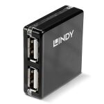 Lindy 42742 Schnittstellen-Hub 480 Mbit/s Schwarz