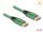 DELOCK DisplayPort Kabel 16K 60Hz 2m grün Metall