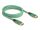 DELOCK DisplayPort Kabel 16K 60Hz 2m grün Metall