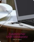 ICY BOX IB-CR203-CU3, Kartenleser 3 in 1, für SD 3.0/MicroSD 3.0 mit USB 2.0 down streamPort, Host USB 3.2 Gen 1 (5 Gbit/s) Type-C & -A