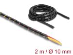 DELOCK Spiralschlauch flexibel 2 m x 10 mm schwarz