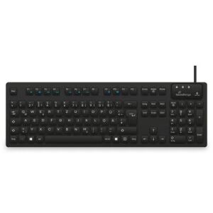 MediaRange MROS273 Tastatur Heimbüro USB QWERTZ Deutsch Schwarz
