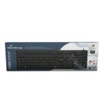 MediaRange MROS273 Tastatur Heimbüro USB QWERTZ Deutsch Schwarz