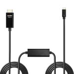 Lindy 43315 Videokabel-Adapter 5 m USB Typ-C HDMI Typ A (Standard) Schwarz