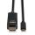 Lindy 43315 Videokabel-Adapter 5 m USB Typ-C HDMI Typ A (Standard) Schwarz