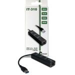 Inter-Tech ARGUS IT-310 USB 3.2 Gen 1 (3.1 Gen 1) Type-A Schwarz