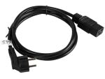 Lanberg CA-C19C-10CC-0018-BK Stromkabel Schwarz 1,8 m CEE7/7 C19-Koppler