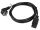 Lanberg CA-C19C-10CC-0018-BK Stromkabel Schwarz 1,8 m CEE7/7 C19-Koppler