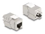 DeLOCK Keystone Modul RJ45 Buchse zu LSA Cat.6A Slim werkzeugfrei