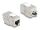 DeLOCK Keystone Modul RJ45 Buchse zu LSA Cat.6A Slim werkzeugfrei