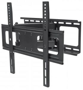 Manhattan Universal TV-Wandhalterung, neig- und schwenkbar, Ein Arm, geeignet für Flachbildschirme und Curved Displays von 32" bis 55"* und bis zu 50 kg